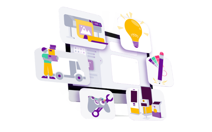 Borne de jeu interactive